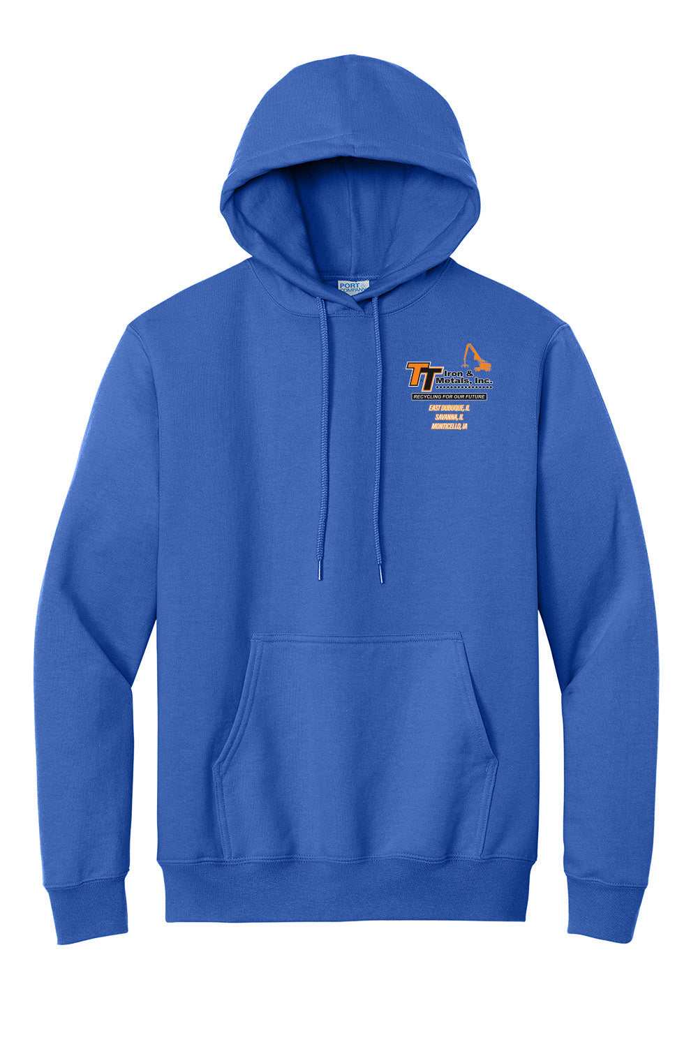 PC90HT- T&T Tall Essential Fleece Pullover Hooded Sweatshirt
