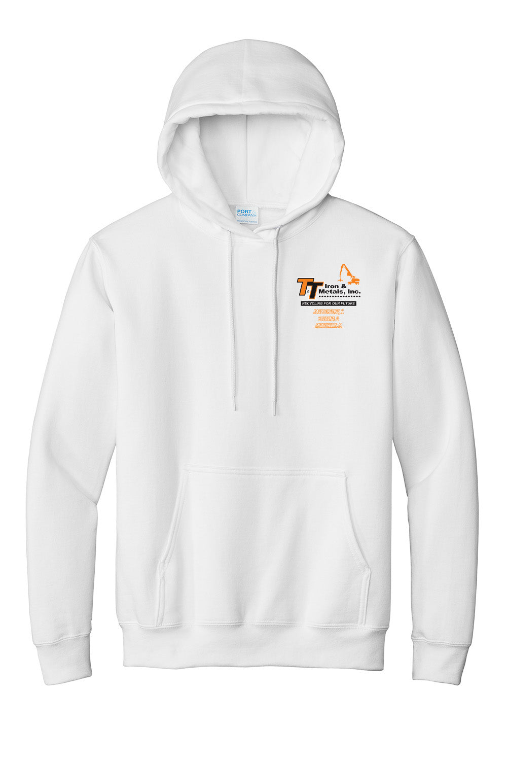 PC90HT- T&T Tall Essential Fleece Pullover Hooded Sweatshirt