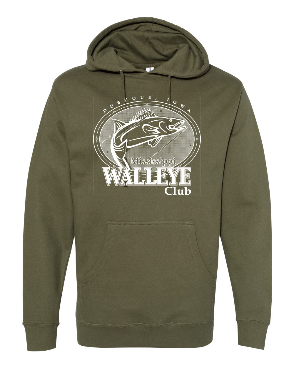 SS4500- MISSISSIPPI WALLEYE CLUB Unisex Adult Hooded Sweatshirt