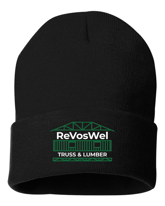 SP12- REVOSWEL 12" Solid Cuffed Beanie