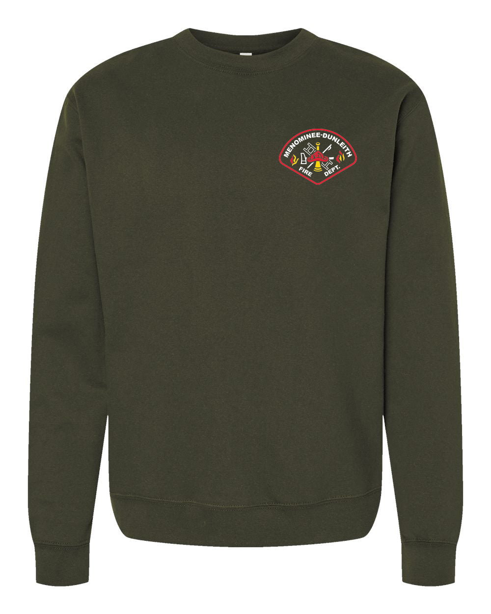 SS3000- MENOMINEE FIRE DEPT. Unisex Midweight Crewneck Sweatshirt