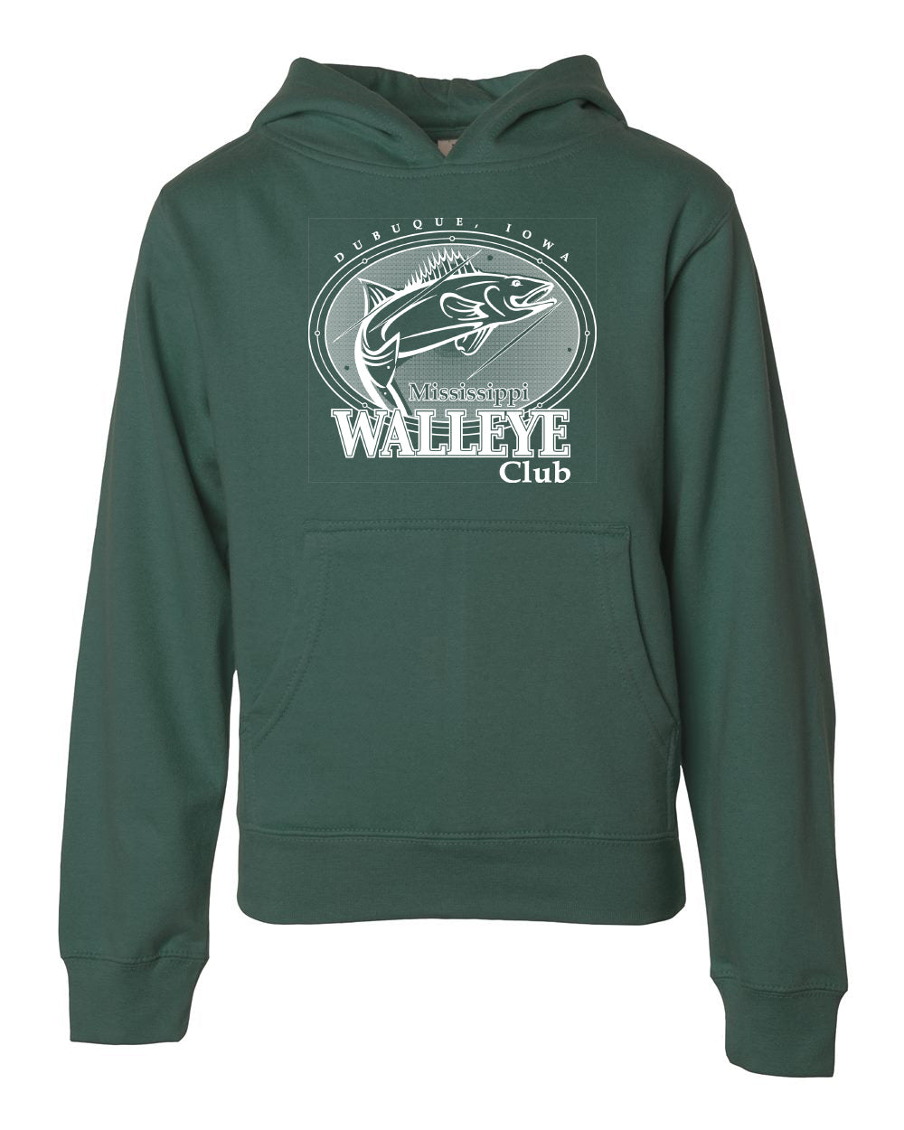 SS4001Y- MISSISSIPPI WALLEYE CLUB Youth Hooded Sweatshirt