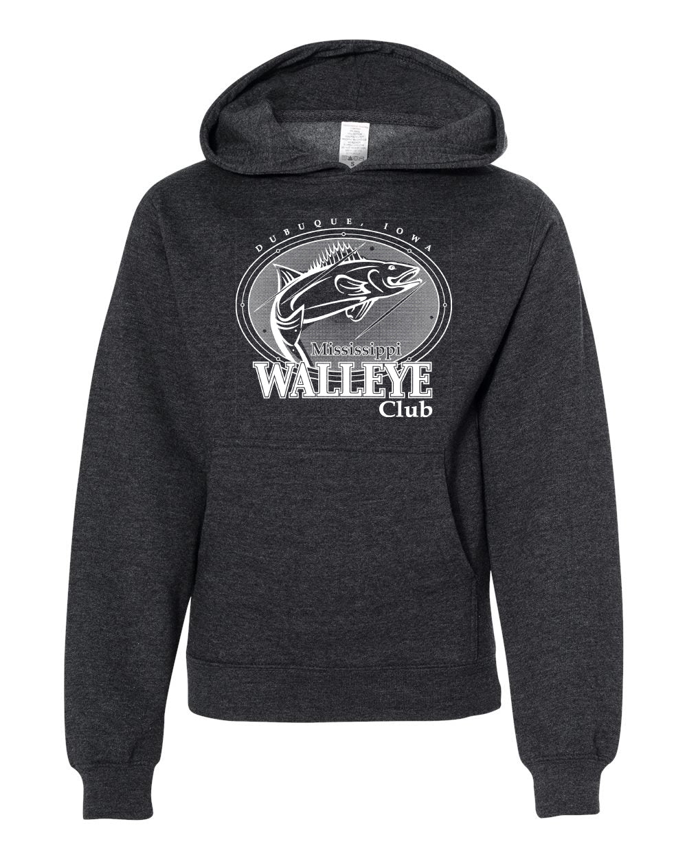 SS4001Y- MISSISSIPPI WALLEYE CLUB Youth Hooded Sweatshirt