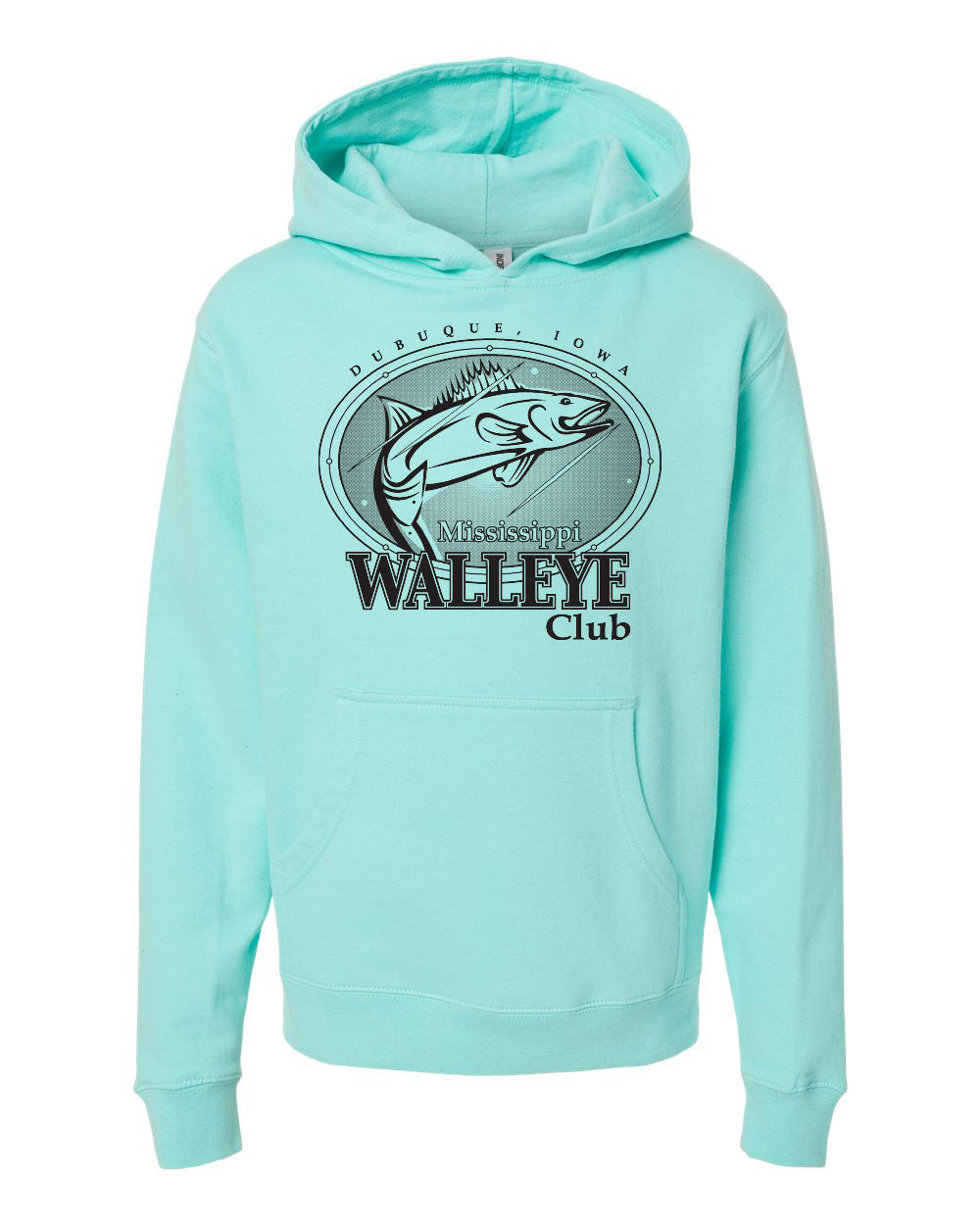 SS4001Y- MISSISSIPPI WALLEYE CLUB Youth Hooded Sweatshirt