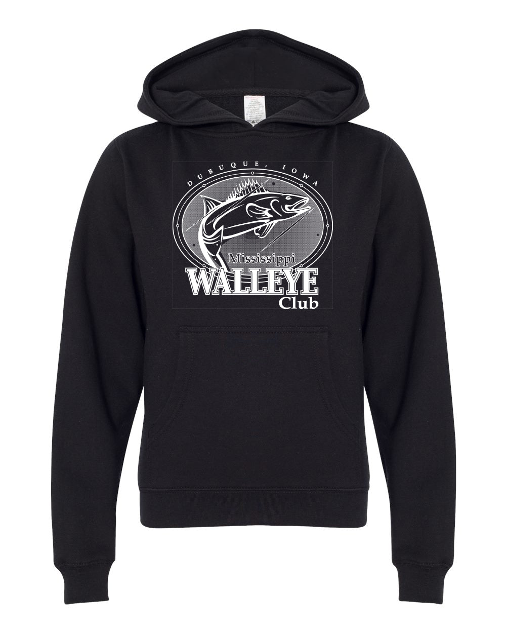 SS4001Y- MISSISSIPPI WALLEYE CLUB Youth Hooded Sweatshirt
