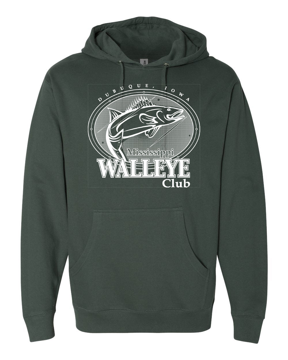 SS4500- MISSISSIPPI WALLEYE CLUB Unisex Adult Hooded Sweatshirt