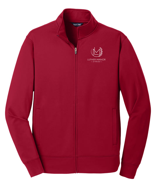 ST241- LUTHER MANOR Sport-Tek® Sport-Wick® Fleece Full-Zip Jacket