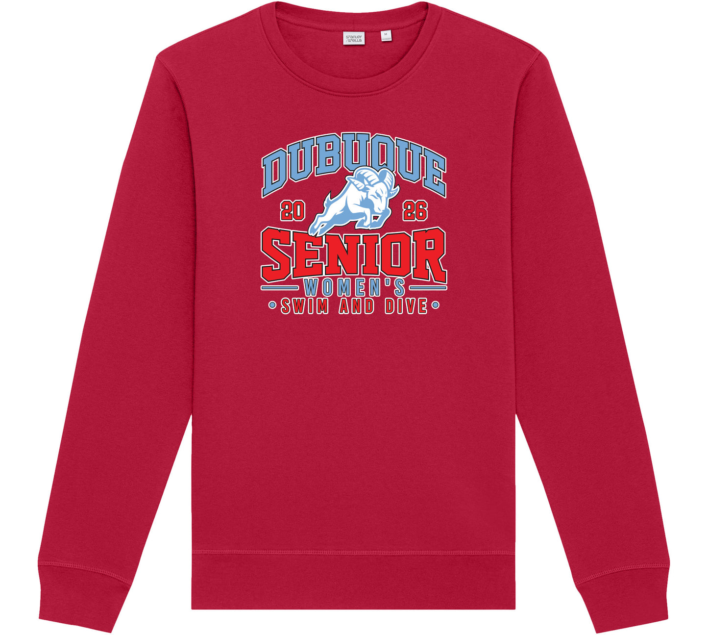 SXU010- DBQ SENIOR SWIM Stanley/Stella Unisex Roller Crewneck Sweatshirt