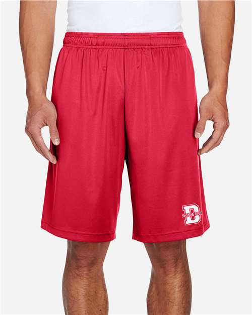 TT11SH- DBQ SENIOR MEN'S SWIM Men's 9" Inseam Performance Shorts