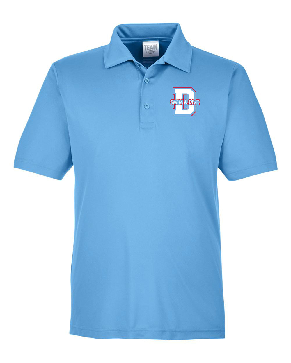 TT51 - DBQ SENIOR SWIM Team 365 Men's Zone Performance Polo