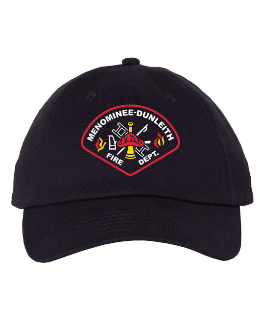 VC200- MENOMINEE FIRE DEPT. Brushed Twill Cap