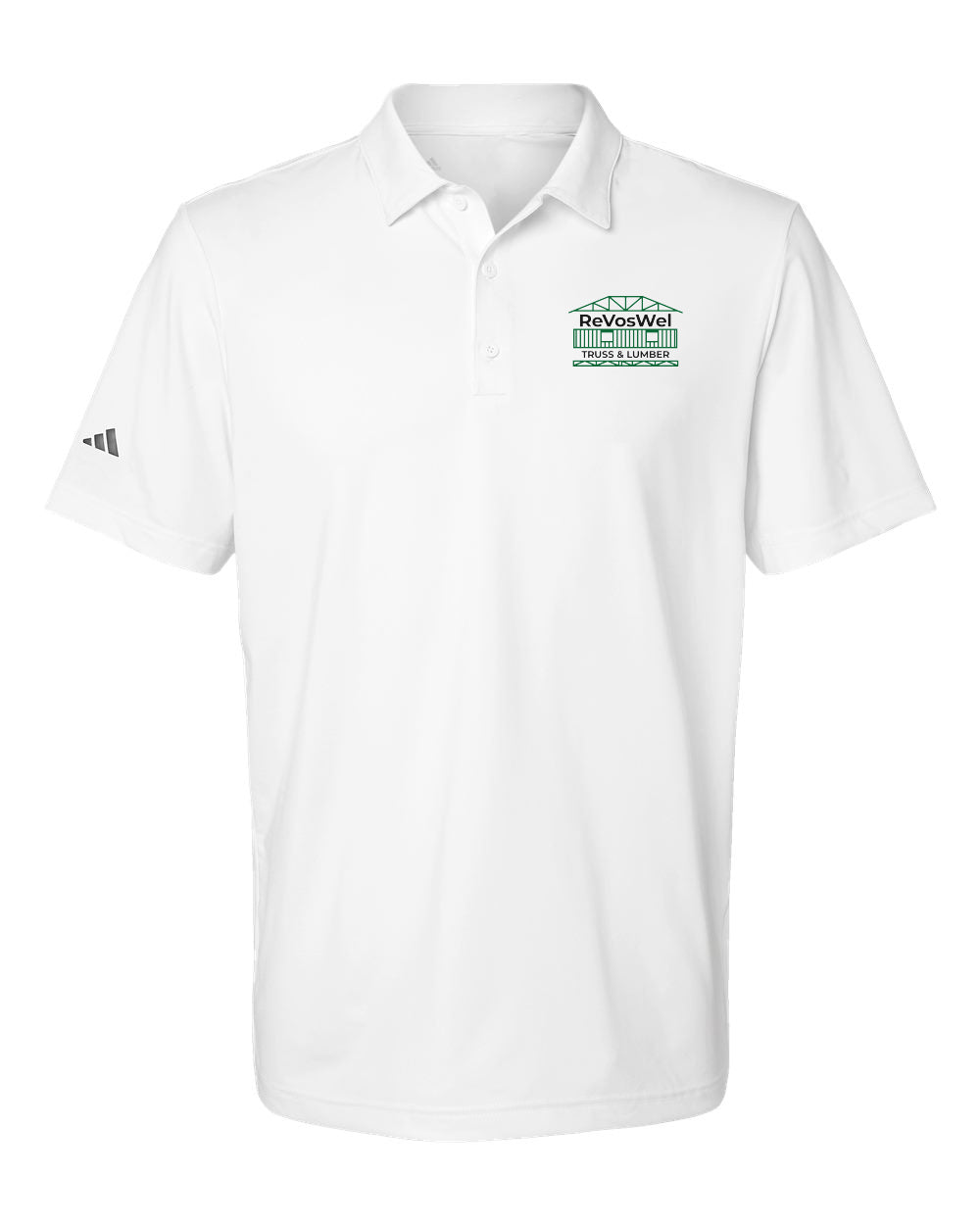 A514- REVOSWEL Men's Ultimate365 Solid Polo