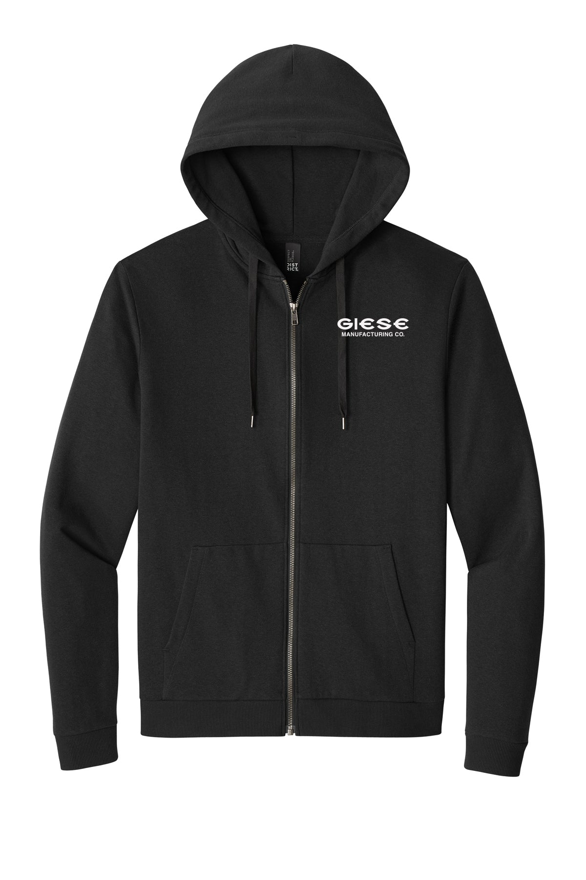 DT1302- GIESE MFG District® Perfect Tri® Fleece Full-Zip Hoodie