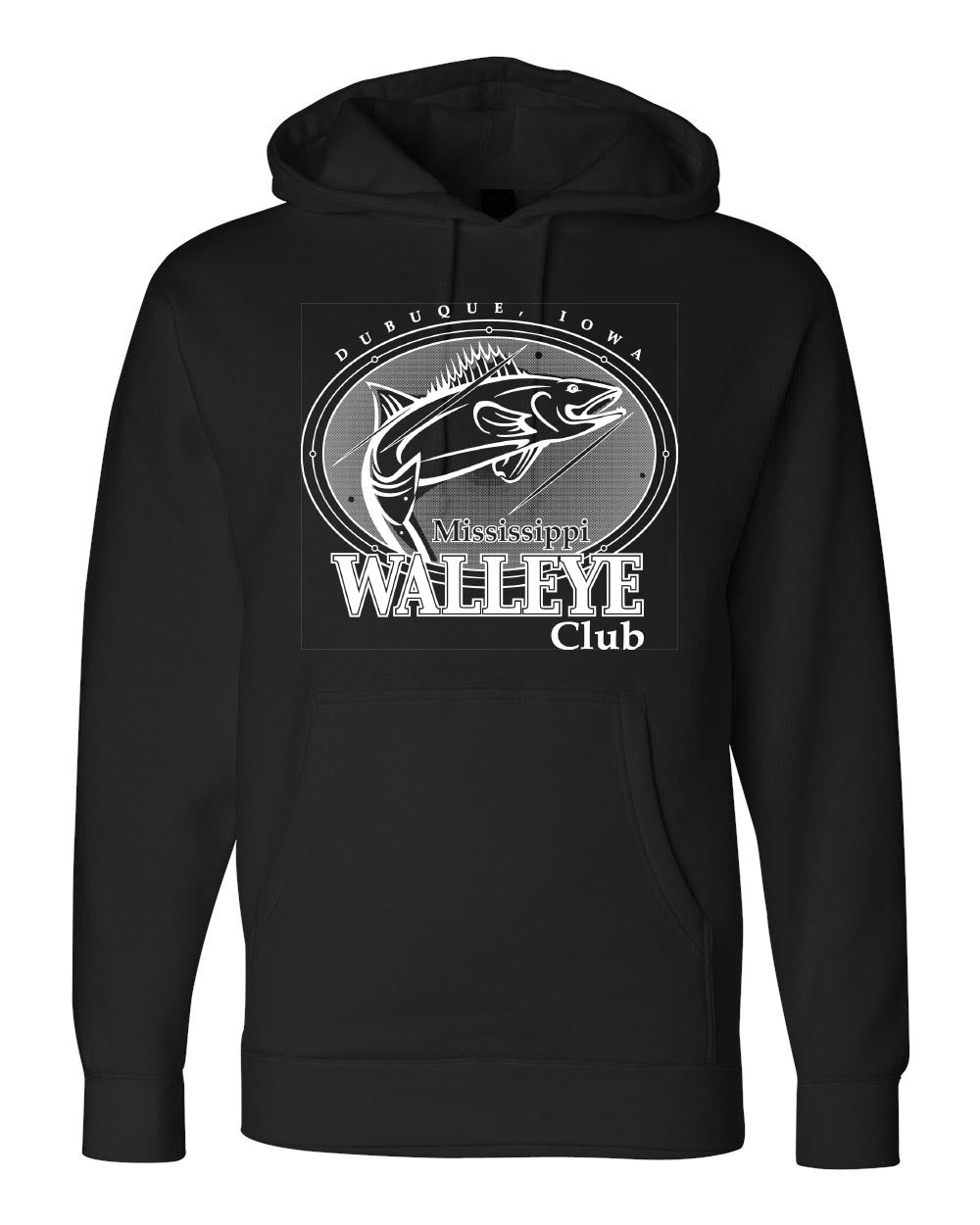 IND4000- MISSISSIPPI WALLEYE CLUB Unisex Heavyweight Hooded Sweatshirt