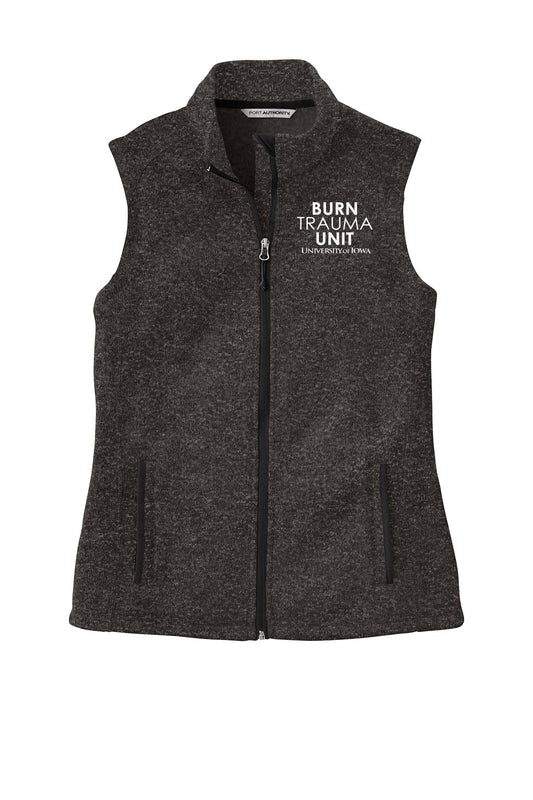 L236- U OF I BURN UNIT Port Authority ® Ladies Sweater Fleece Vest