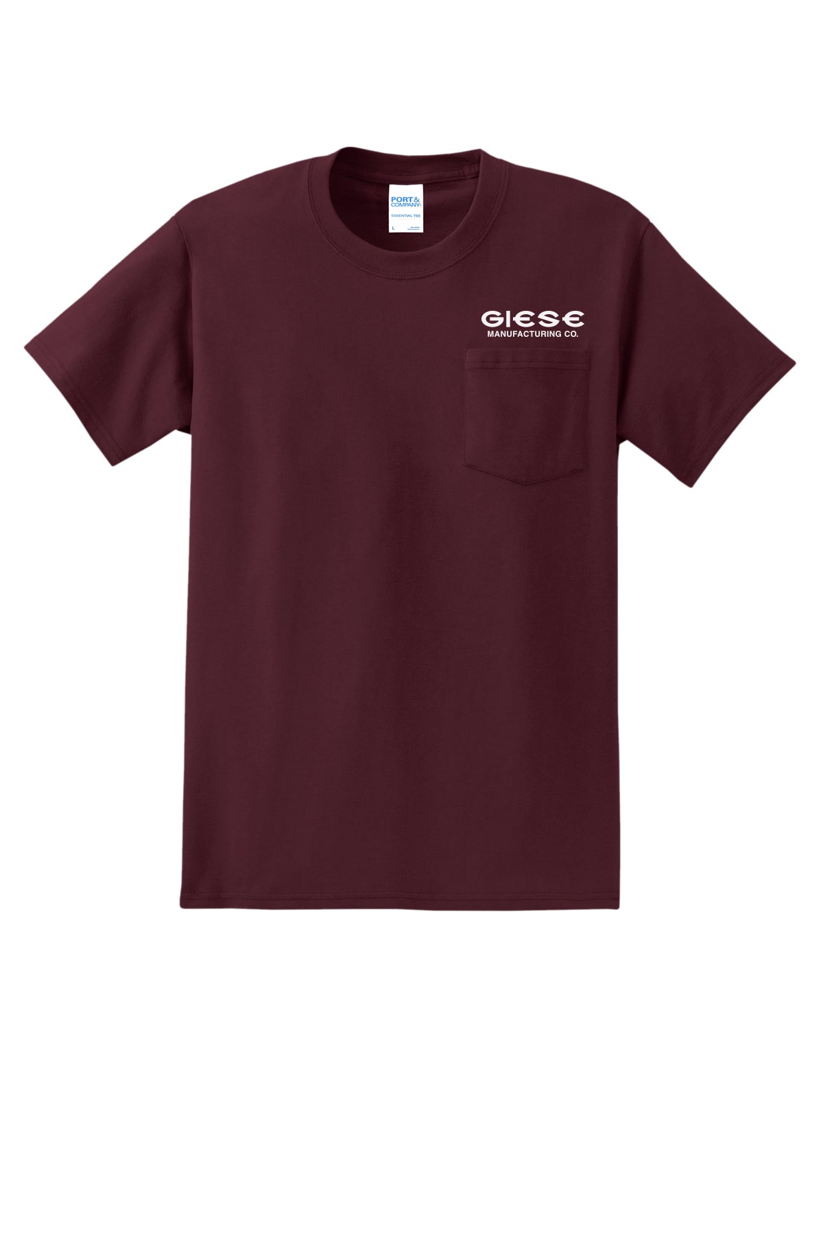 PC61PT- GIESE MFG Port & Company® Tall Essential Pocket Tee