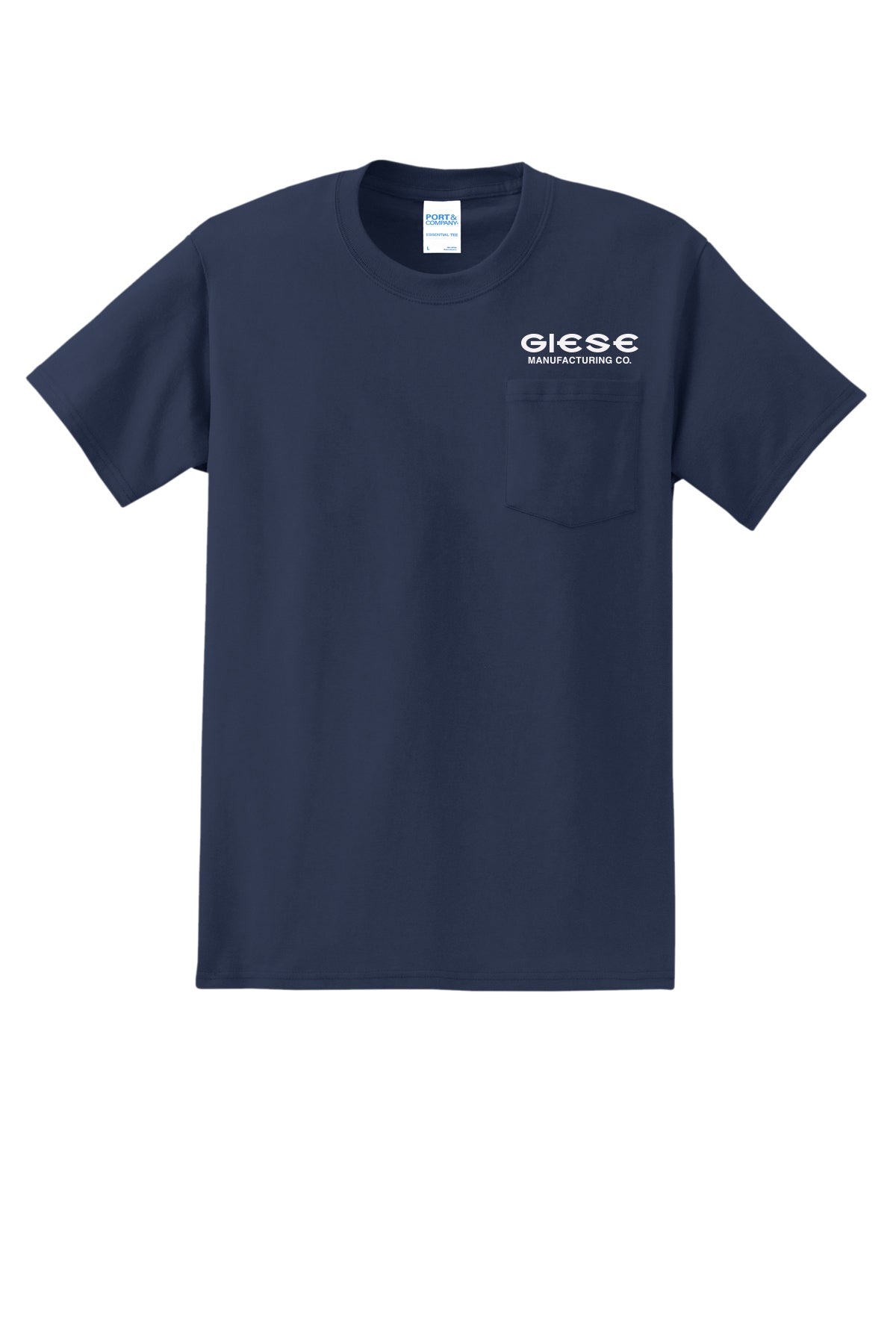 PC61PT- GIESE MFG Port & Company® Tall Essential Pocket Tee