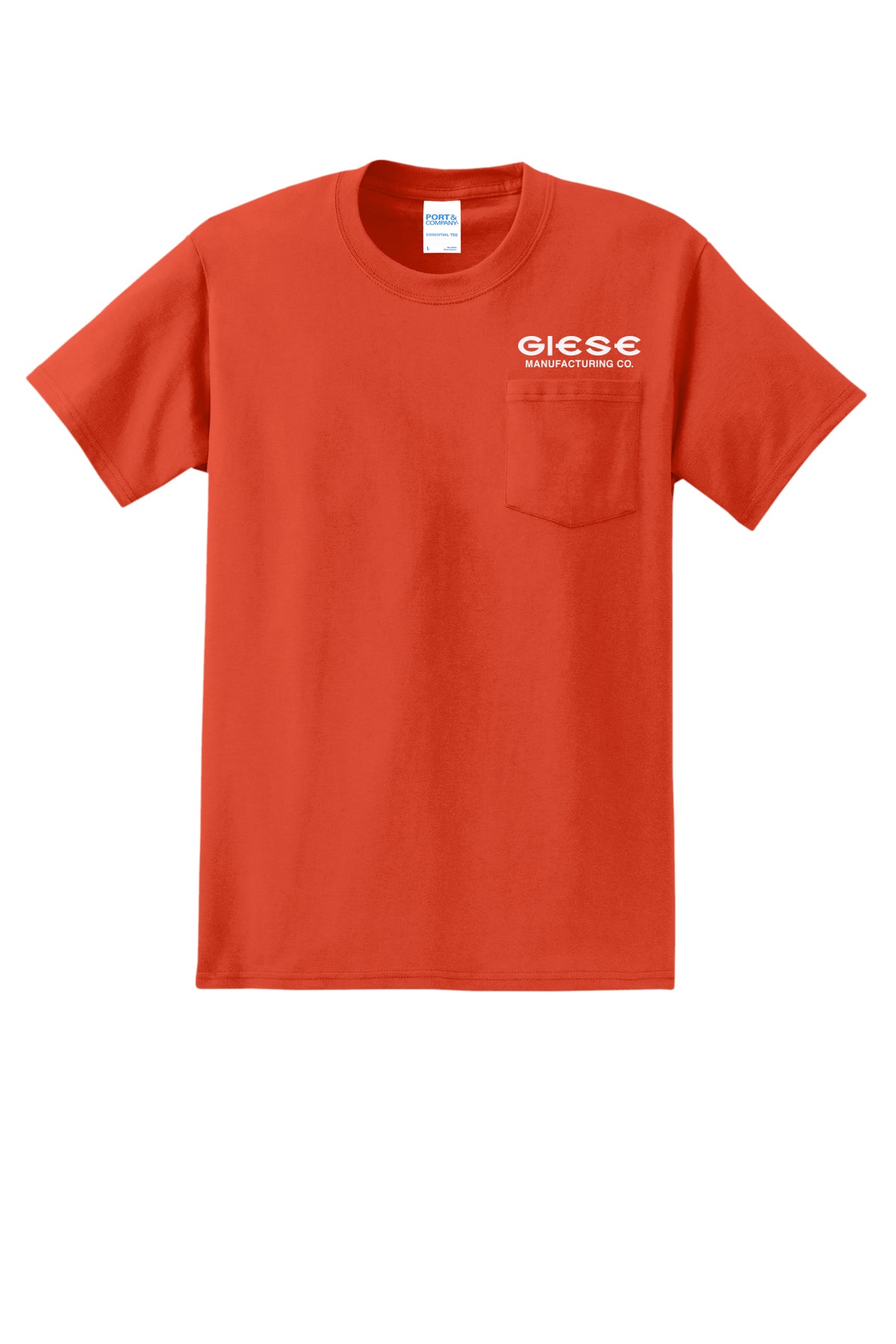 PC61PT- GIESE MFG Port & Company® Tall Essential Pocket Tee