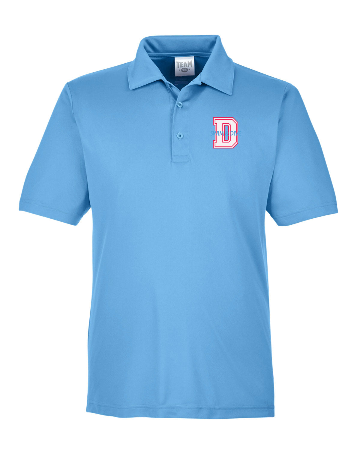 TT51 - DBQ SENIOR SWIM Team 365 Men's Zone Performance Polo