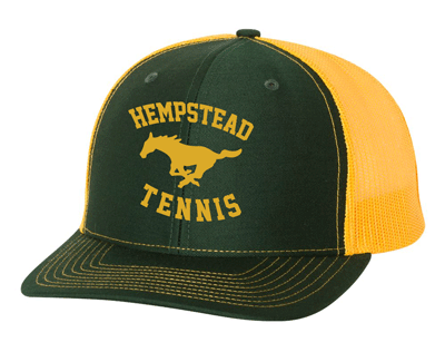 112- HEMPSTEAD TENNIS Richardson - Snapback Trucker Cap Dark Green/ Yellow