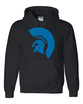 12500- UD- STRENGTH & CONDITIONING BLACK DryBlend® Hooded Sweatshirt