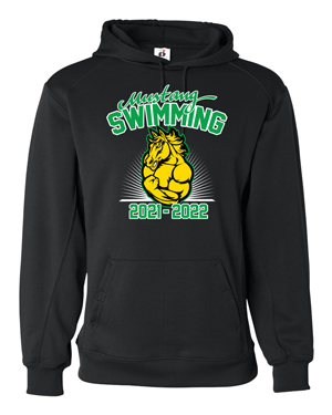 1454- HEMPSTEAD SWIMMING Performance Fleece Hooded Sweatshirt