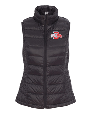 16700W- DBQ SENIOR BOOSTER CLUB Women's 32 Degrees Packable Down Vest
