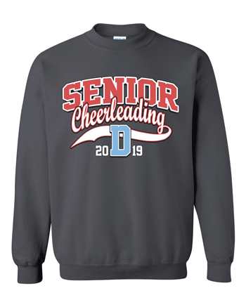18000- SENIOR CHEER Gildan - Heavy Blend™  Crewneck Sweatshirt
