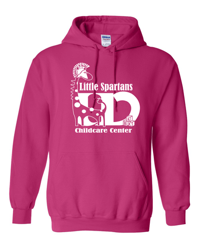 18500- UD CHILDCARE ADULT HOODED SWEATSHIRT