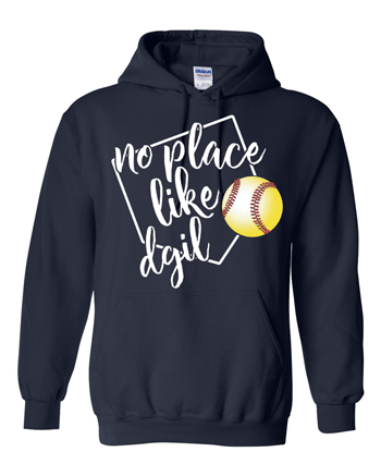 18500- DGIL Gildan Navy Heavy Blend™ Hooded Sweatshirt