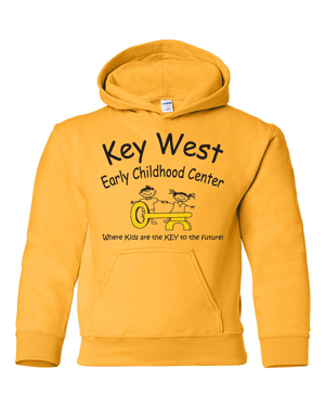 18500B- KEY WEST EARLY CHILDHOOD Heavy Blend™ Youth Hooded Sweatshirt