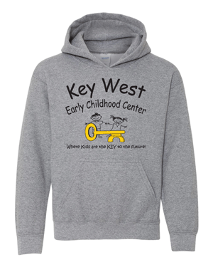 18500B- KEY WEST EARLY CHILDHOOD Heavy Blend™ Youth Hooded Sweatshirt