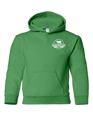18500B- BREHM BROS FARM Heavy Blend™ Youth Hooded Sweatshirt