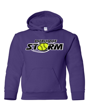 18500B- DBQ STORM Heavy Blend™ Youth Hooded Sweatshirt