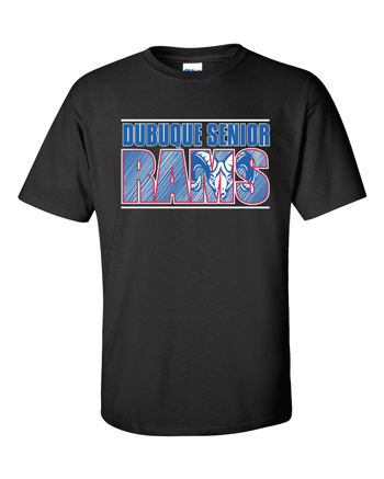 2000- DBQ SENIOR RAMS Black Gildan - Ultra Cotton® T-Shirt