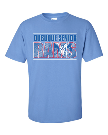 2000- DBQ SENIOR RAMS Carolina Blue Gildan - Ultra Cotton® T-Shirt