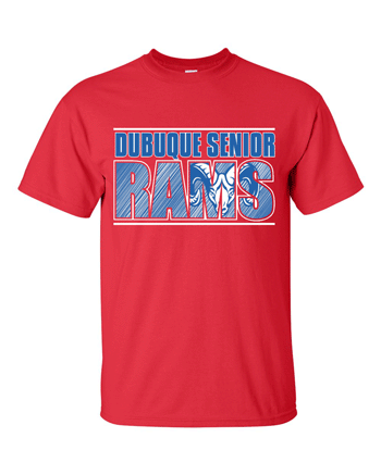 2000- DBQ SENIOR RAMS Red Gildan - Ultra Cotton® T-Shirt