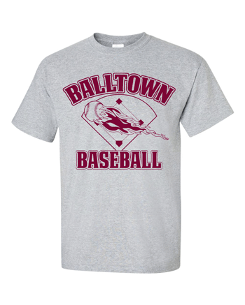 2000- BALLTOWN BASEBALL Grey Ultra Cotton® T-Shirt