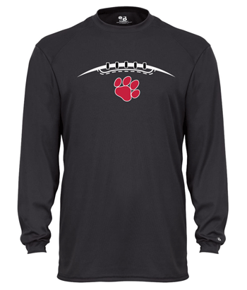 2104- WD FOOTBALL Youth Badger - B-Core Long Sleeve T-Shirt