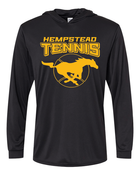 220- HEMPSTEAD TENNIS Bahama Performance Hooded Long Sleeve T-Shirt