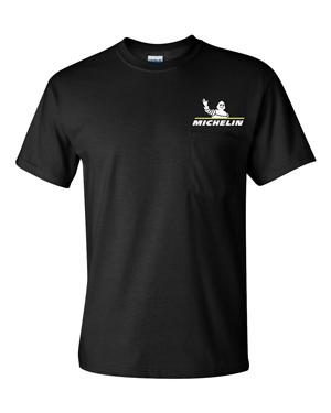 2300- CAMSO Black Ultra Cotton T-Shirt with a Pocket