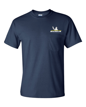 2300- CAMSO Navy Ultra Cotton T-Shirt with a Pocket