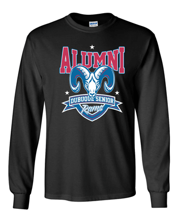 2400- DBQ SENIOR ALUMNI Black Gildan - Ultra Cotton® Long Sleeve T-Shirt