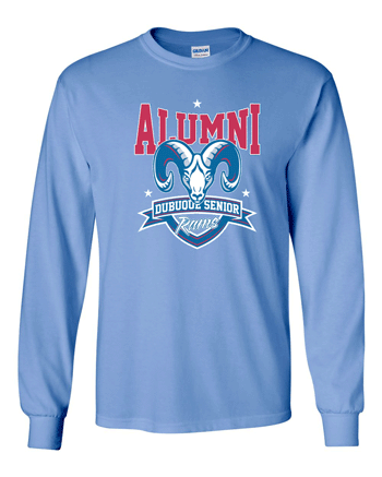 2400- DBQ SENIOR ALUMNI Carolina Blue Gildan - Ultra Cotton® Long Sleeve T-Shirt