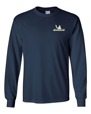 2400- CAMSO Navy Gildan Ultra Cotton® Long Sleeve T-Shirt