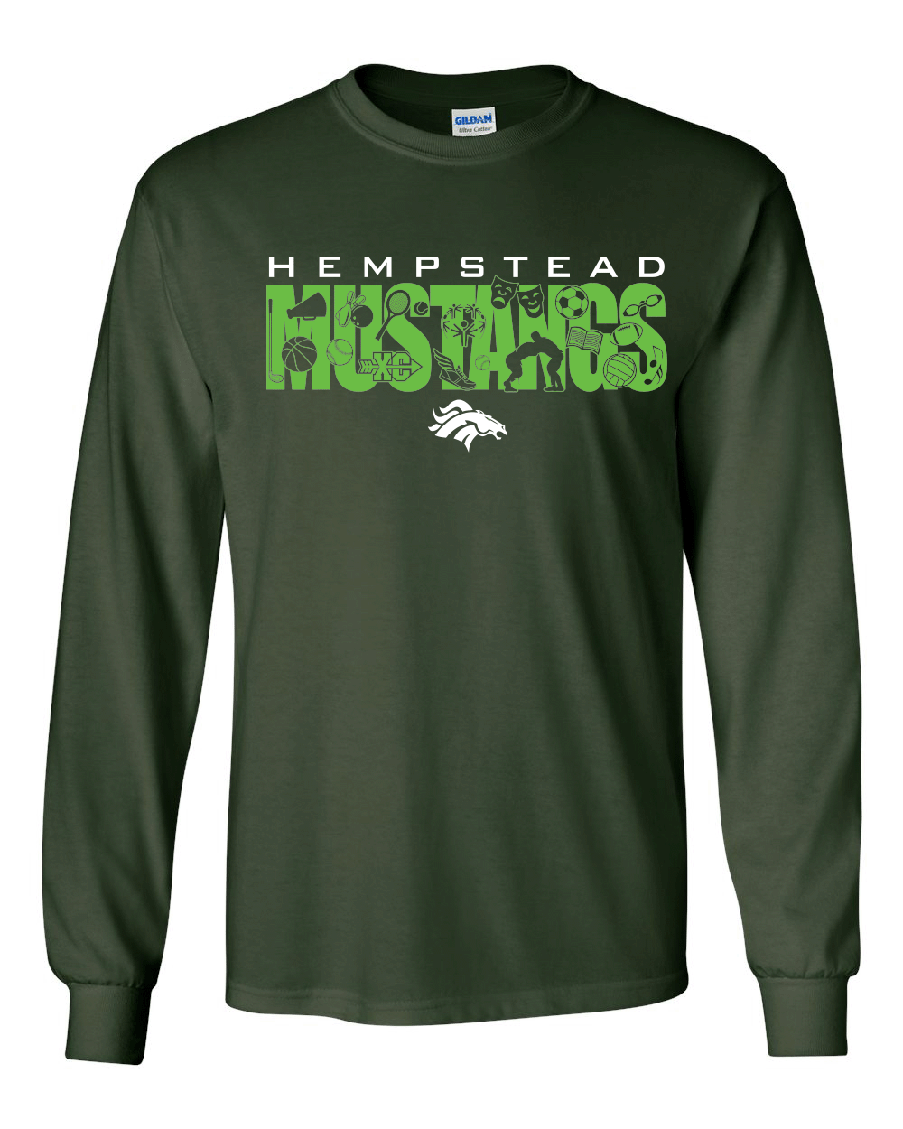 2400- HEMPSTEAD STAFF Ultra Cotton® Long Sleeve T-Shirt