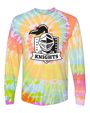 240MS- TABLE MOUND Spiral Tie Dye Long Sleeve