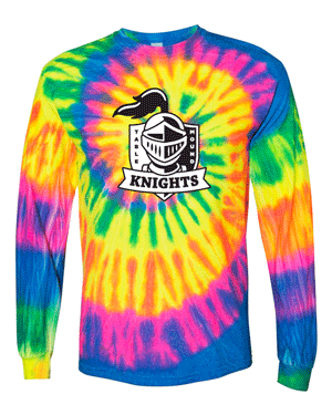 240MS- TABLE MOUND Spiral Tie Dye Long Sleeve