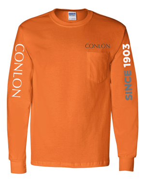 2410- CONLON SAFETY ORANGE L/S TEE