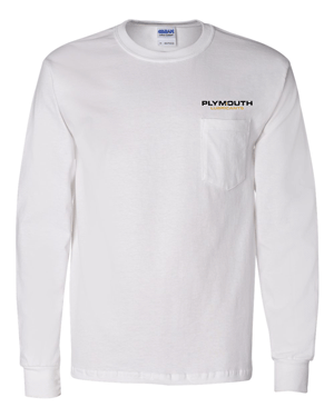 2410- PLYMOUTH LUBES Ultra Cotton® Long Sleeve Pocket T-Shirt